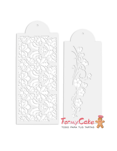 Stencil Flores 2uds Städter