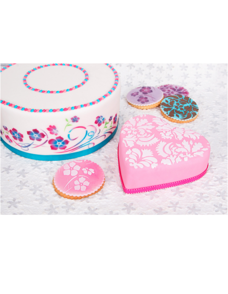 Stencil Flores 2uds Städter