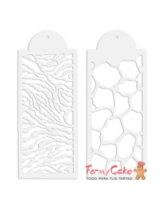 Stencil Safari 2uds Städter