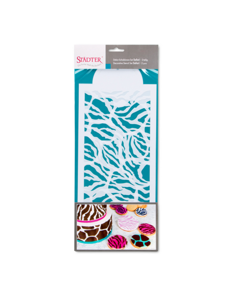 Stencil Safari 2uds Städter