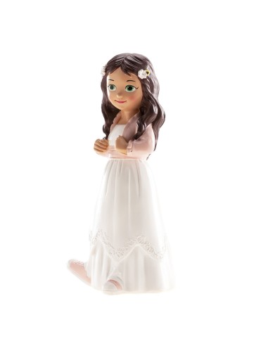 Figura para Tarta Comunión Niña Con Zapatillas Dekora