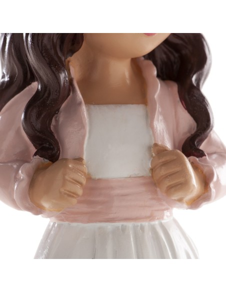 Figura para Tarta Comunión Niña Con Zapatillas Dekora