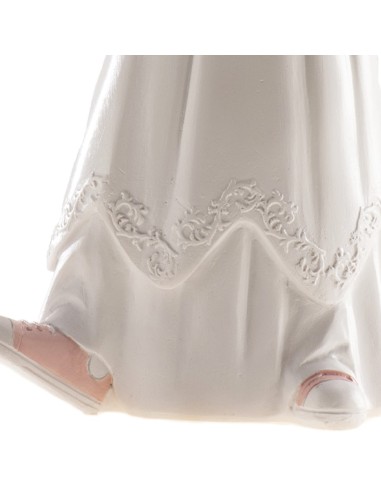 Figura para Tarta Comunión Niña Con Zapatillas Dekora