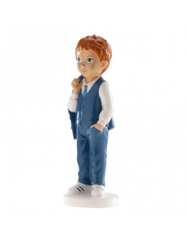 Figura para Tarta Comunión Niño Con Zapatillas Dekora