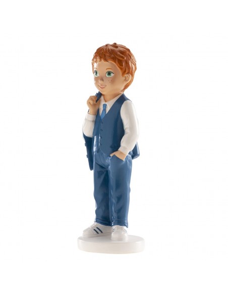 Figura para Tarta Comunión Niño Con Zapatillas Dekora