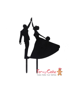 Topper para Tarta Novios Bailando Pastkolor