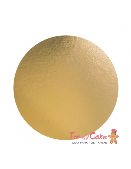 Base Dorada 20cm para Tartas