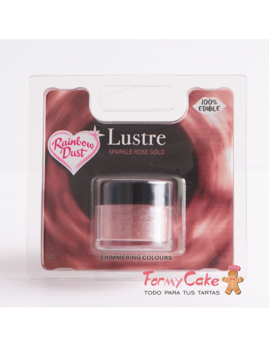 Polvo Brillante Sparkle Rose Gold 3gr Rainbow Dust