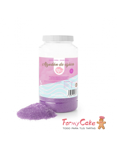 Algodón De Azúcar Lila, Sabor Mora 1kg Pastkolor
