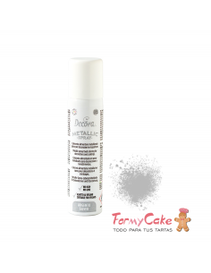 Colorante en Spray Plata Metalizado 75ml Decora