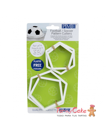 Set 2 Cortadores Futbol DekoFee