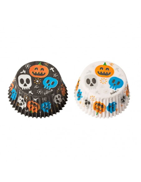 Cápsulas Cupcakes Calaveras 36uds Decora