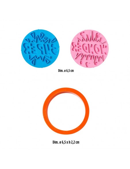 Juego de Marcador y Cortador de Galletas Super Wonder Decora