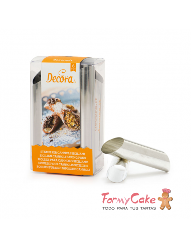Molde Cannoli Siciliano 2x12cm Decora