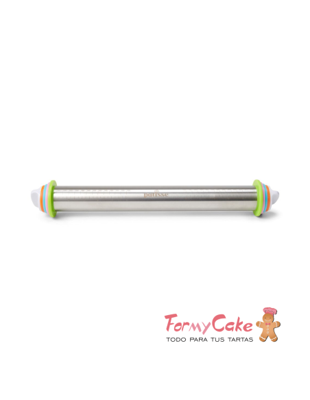Rodillo De Acero Inoxidable Con Anillos Espaciadores Patisse