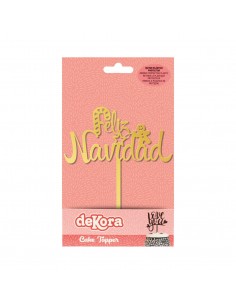 Topper Acrílico Feliz Navidad Dekora 2
