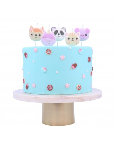 Velas Animalitos Kawaii 5ud PME
