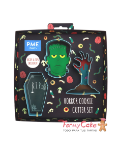 Set Cortadores Galletas De Terror 3ud PME