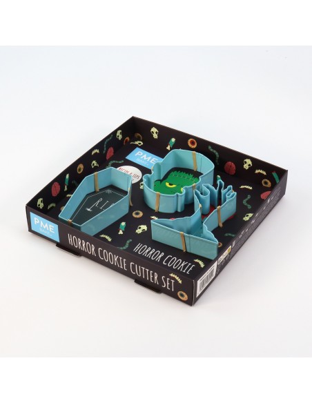 Set Cortadores Galletas De Terror 3ud PME