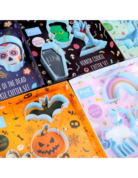 Set Cortadores Día De Los Muertos 3ud PME