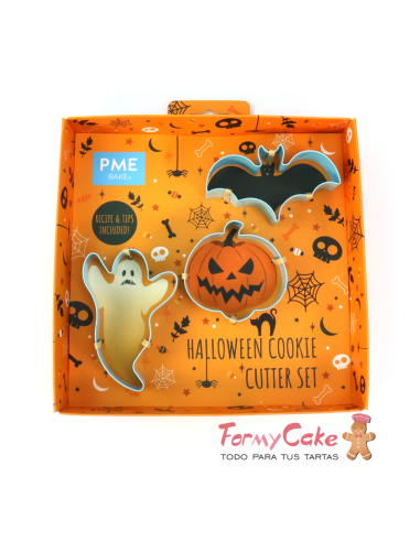 Set Cortadores Galletas De Halloween 3ud PME