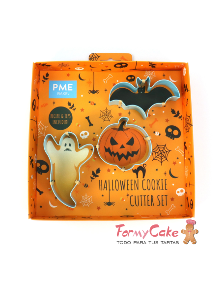 Set Cortadores Galletas De Halloween 3ud PME