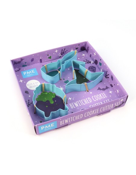 Set Cortadores Galletas De bruja 3ud PME