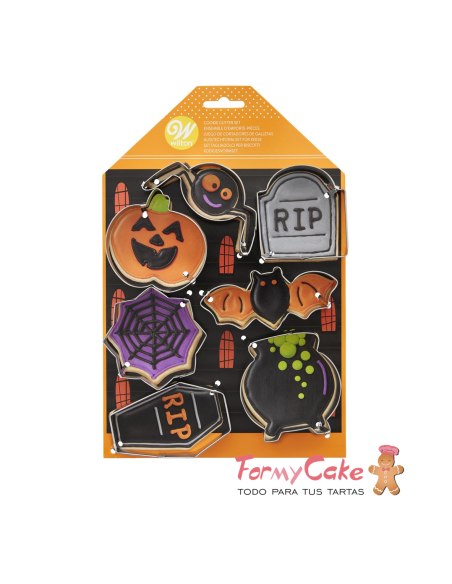 Kit Cortadores halloween 7ud Wilton