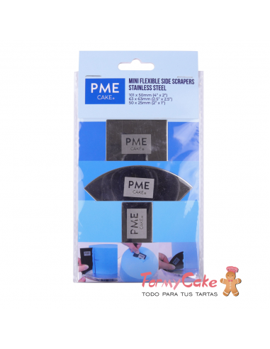 Juego Mini Espatulas Flexibles 3ud PME