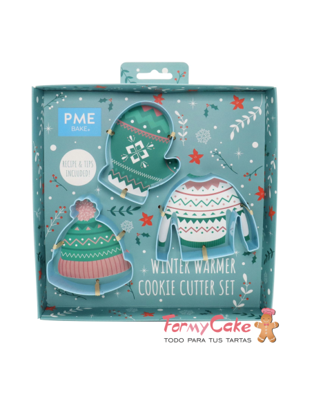 Set Cortadores Galletas De Terror 3ud PME