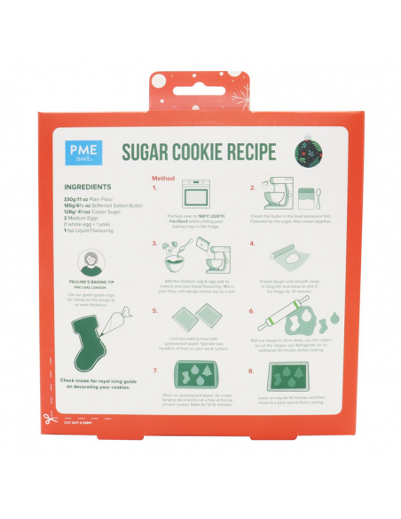 Set Cortadores Galletas Fiesta De Navidad 3ud PME