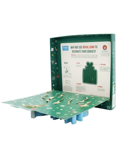 Set Cortadores Galletas De Papá Noel 3ud PME