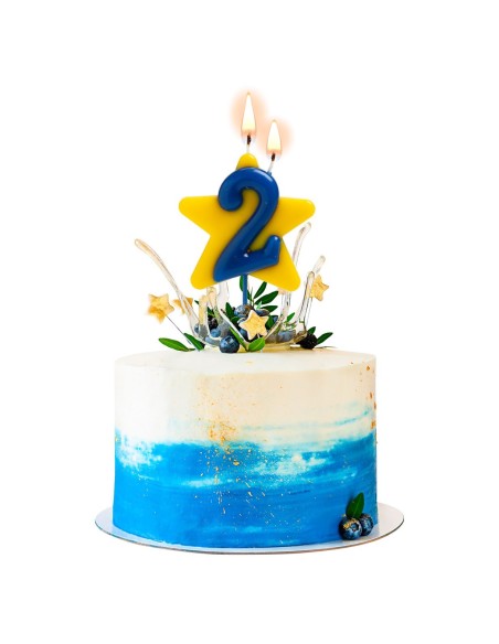 Vela Solidaria Doble Deseo Número 2 Dekora