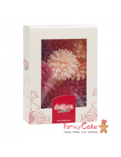 Pompones De Oblea Colores 12uds Dekora