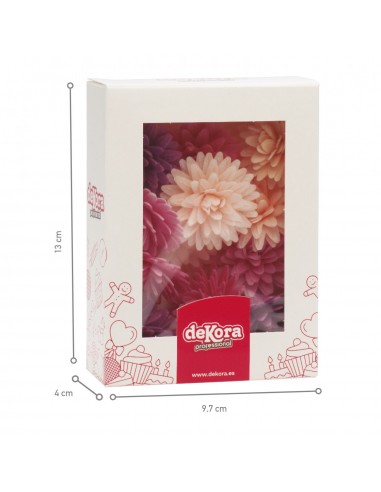 Pompones De Oblea Colores 12uds Dekora