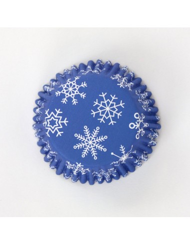 Cápsulas Metalizadas Copos De Nieve 30ud PME