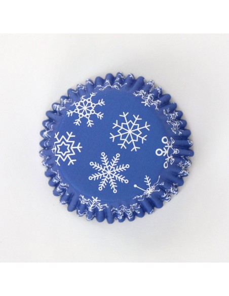 Cápsulas Metalizadas Copos De Nieve 30ud PME