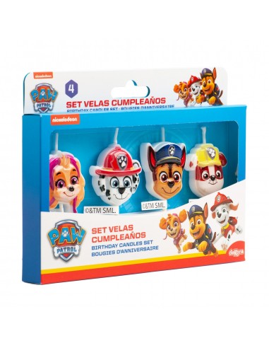 Velas Patrulla Canina 4ud Dekora