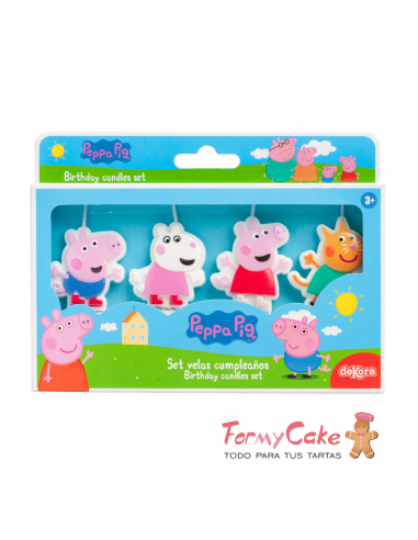 Velas Peppa Pig Y Amigos Dekora