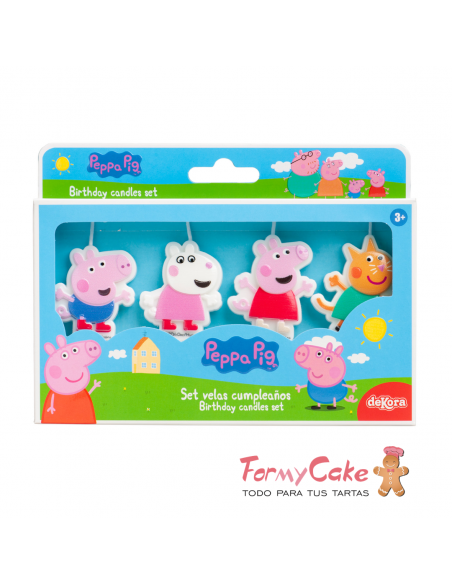 Velas Peppa Pig Y Amigos Dekora