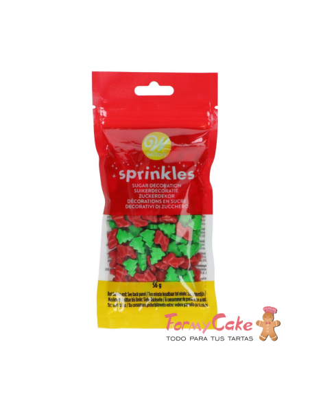 Árboles De Navidad De Azucar 56gr Wilton