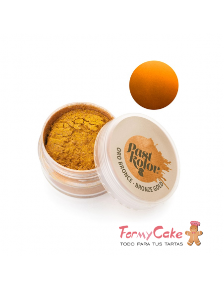 Colorante Polvo Oro/Bronce Metalizado 3gr Pastkolor