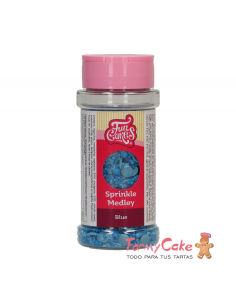 Decoración Comestible Sprinkle Medley Azul 70g Funcakes