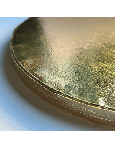 Base Redonda Gruesa Oro 20cm Azucren