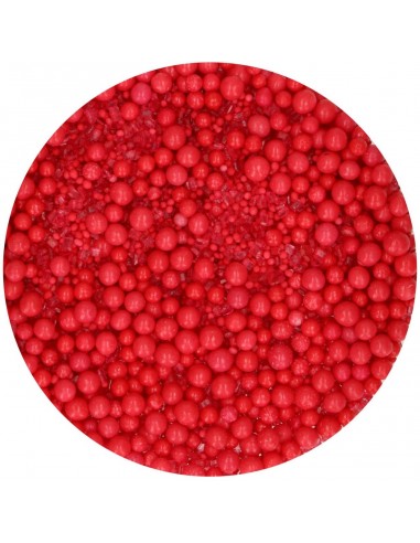 Decoración Comestible Sprinkle Medley Rojo 70g Funcakes