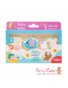 Velas My baby 4ud Dekora