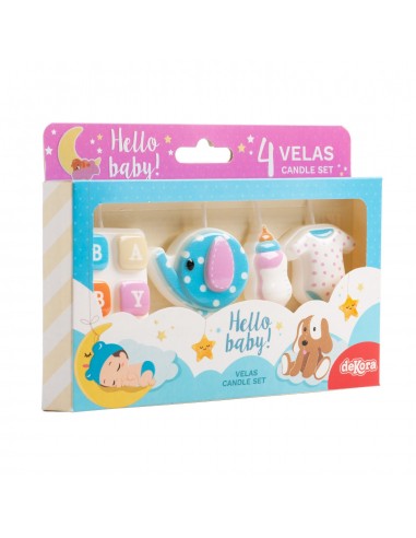 Velas My baby 4ud Dekora