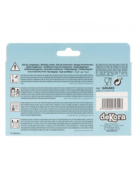 Velas My baby 4ud Dekora