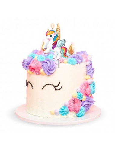 Vela Cumpleaños Unicornio Dekora