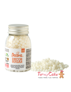 Perlas De Azucar Blanco Brillante 100gr Decora